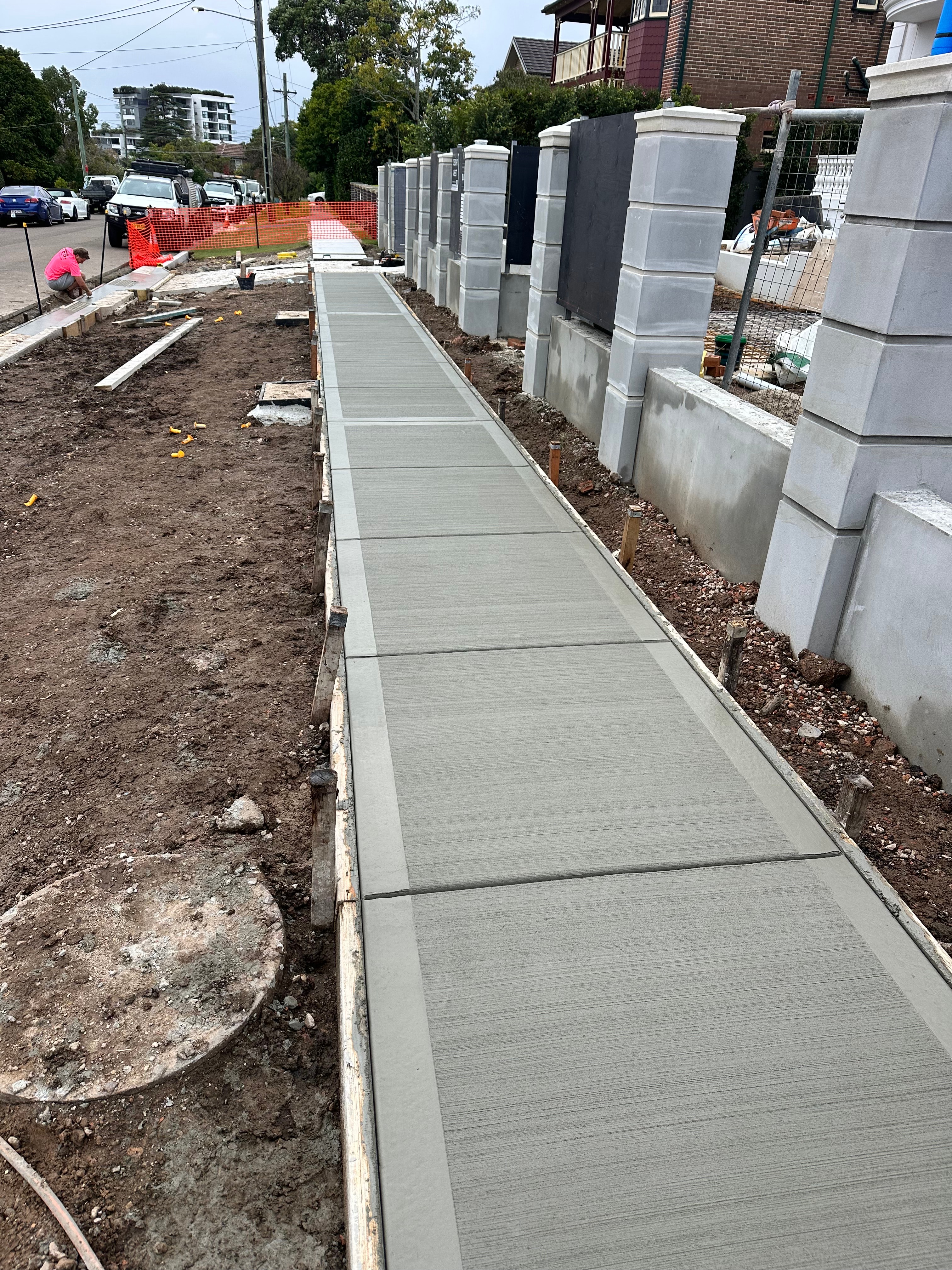 Footpath — architectural concrete